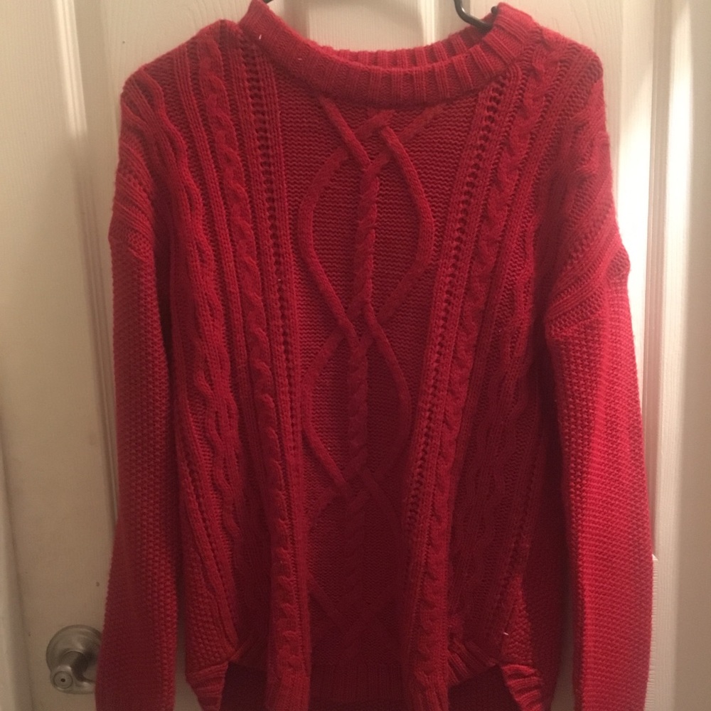 Cozy Red Sweater